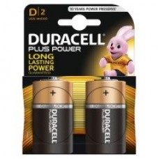 Duracell D Battery 1.5V LR20 (Pack of 2)